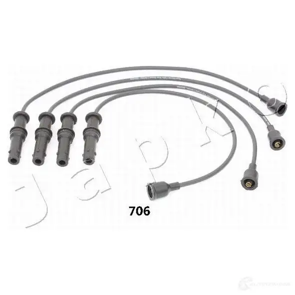 Высоковольтные провода зажигания, комплект JAPKO 8033001809343 3228087 132706 RIL6C 4W