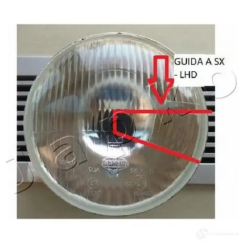 Вставка фары JAPKO T MP4G3H 8033001516197 09006 3224073 - Изображение 1
