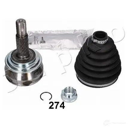 Шрус приводного вала, комплект JAPKO 62274 JR4 C4PJ 3238789 8052553141619 - Изображение 1