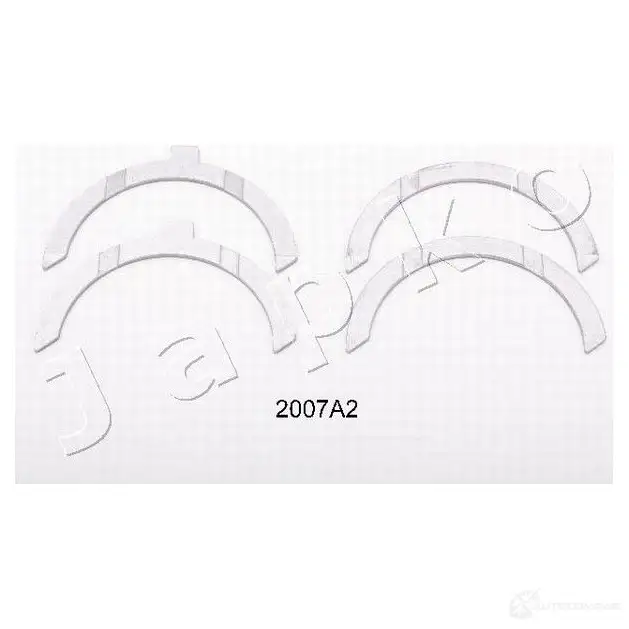 Полукольцо коленвала JAPKO 92007a2 8033001617566 B 5SB4KO 3245590