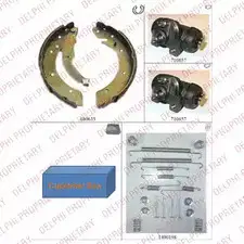 Тормозные колодки DELPHI 5012759356470 EX 3TW8 1057 931726