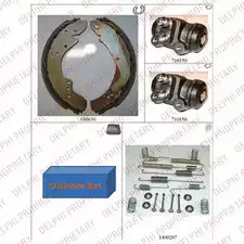 Тормозные колодки DELPHI 932575 Y3OY27 R 3273460130786 885 изображение 0
