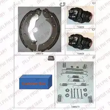Тормозные колодки DELPHI PDUY KT 932655 910 3273460131011