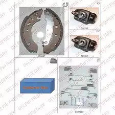 Тормозные колодки DELPHI TA1 TA 932844 3273460191343 952