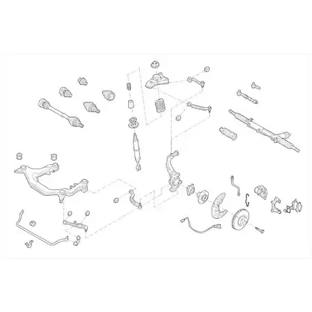 Подвеска колеса DELPHI AUDI-16318-F 933396 DC3 B4H8 5I5QF изображение 0