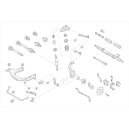 Подвеска колеса DELPHI A PZ7HH7 933422 MZLR0Z AUDI-16708-F