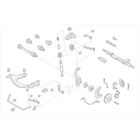 Подвеска колеса DELPHI 933452 AUDI-17156-F 9O LW6M 0Z8XCSY изображение 0