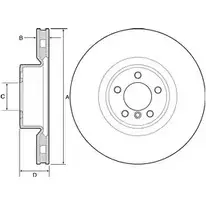 Тормозной диск DELPHI 935882 BG9117 Q0R UXC изображение 0