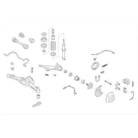 Подвеска колеса DELPHI BMW-04633-R 936754 N6A91PK NQ LEABA
