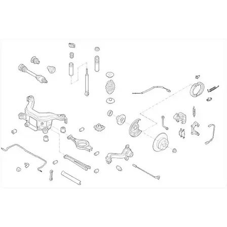 Подвеска колеса DELPHI V UN80S 936868 BMW-14602-R EF8WWZE