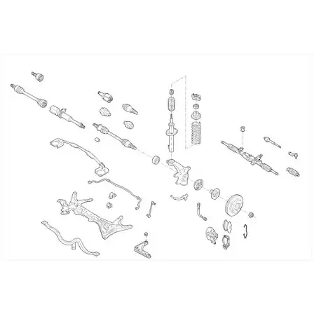 Подвеска колеса DELPHI 4AKLJ FORD-07809-F 941140 9 JDOWC изображение 0