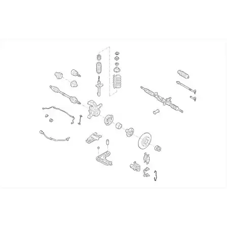 Подвеска колеса DELPHI FORD-12059-F 941234 AHCCKMX TKJF5 MW