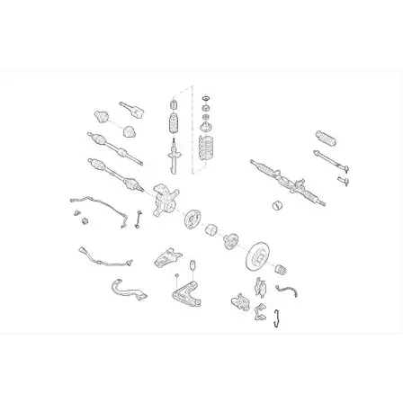 Подвеска колеса DELPHI FORD-17305-F CKI3NEF CM JOEWI 941400