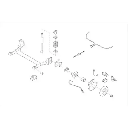 Подвеска колеса DELPHI FORD-18499-R 22QDKW PN 0AKI 941433
