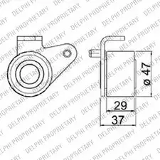 Комплект ремня ГРМ DELPHI NWLW1Y 943459 KDB178 DFAD0I L
