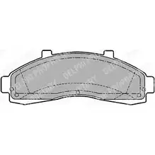 Тормозные колодки дисковые DELPHI 7QIT 3VE LP1175 949150
