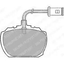 Тормозные колодки дисковые, комплект DELPHI 9HSD8 949907 LP216 20 894 изображение 0