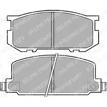 Тормозные колодки дисковые, комплект DELPHI LP220 XN94C 2085 4 949950 изображение 0