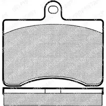 Тормозные колодки дисковые DELPHI R 7V6L LP513 950348 5012759303412