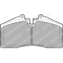 Тормозные колодки дисковые, комплект DELPHI F1WGW LP957 209 53 950701