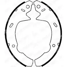 Барабанные колодки DELPHI SV2PTE S 951103 5012759061497 LS1754