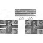 Ремкомплект колодок DELPHI LX0016 5012759829042 SAU0 PC 952264