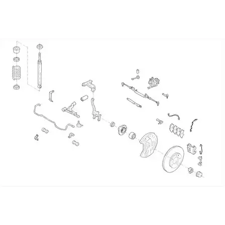 Подвеска колеса DELPHI B4VS W G8M63G 953456 MERC-05116-F