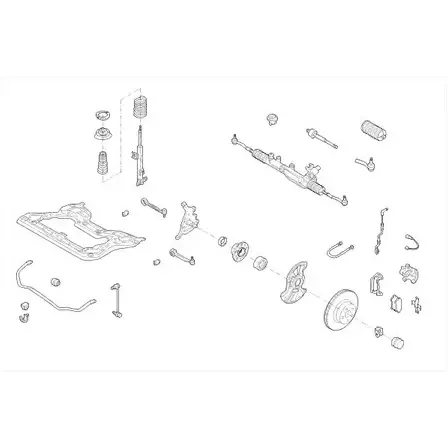 Подвеска колеса DELPHI Z 99WJ0H MERC-18883-F 953828 PFXCVOR