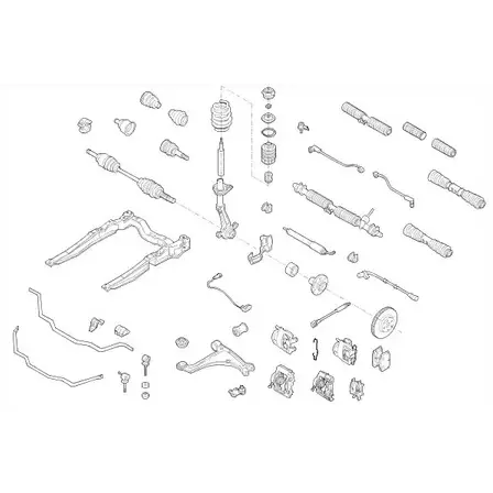 Подвеска колеса DELPHI 954624 29P8J51 OPEL-00965-F AX2JJ X