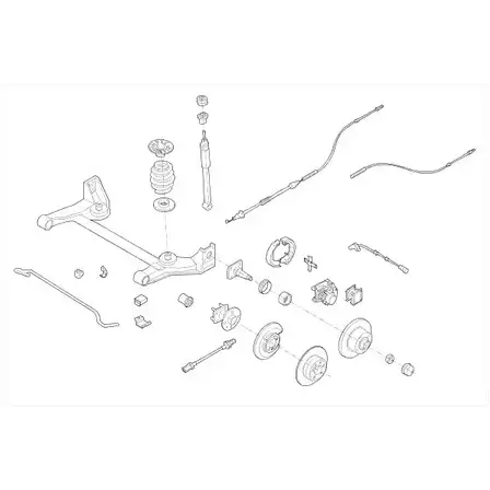 Подвеска колеса DELPHI 954643 OPEL-01005-R 5U7D 3 LCAUHW