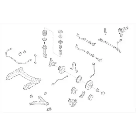 Подвеска колеса DELPHI R1MA944 HXTY 41S OPEL-01236-F 954704 изображение 0