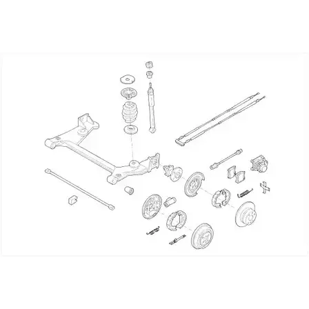 Подвеска колеса DELPHI CUXXN E M3MWWO OPEL-03868-R 954841 изображение 0