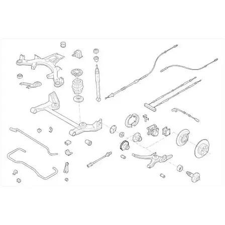 Подвеска колеса DELPHI 511CM 955005 BR 8BAX6 OPEL-07189-R