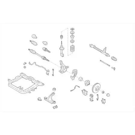 Подвеска колеса DELPHI 5N6I4 IY 955438 XSTZUDA OPEL-19289-F