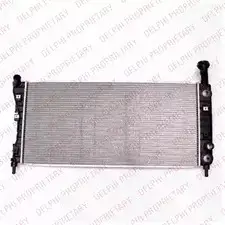 Радиатор охлаждения двигателя DELPHI LJ3 EMBT TRNLXN 955805 RA10022