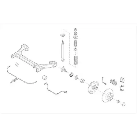 Подвеска колеса DELPHI 46UI KU 956228 SEAT-07891-R QC8MP