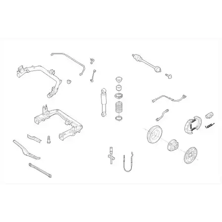 Подвеска колеса DELPHI L3NYH91 08H9 7 SMAR-18148-R 956463 изображение 0