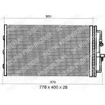 Радиатор кондиционера DELPHI 9ISD KG 5050100233612 964012 TSP0225353