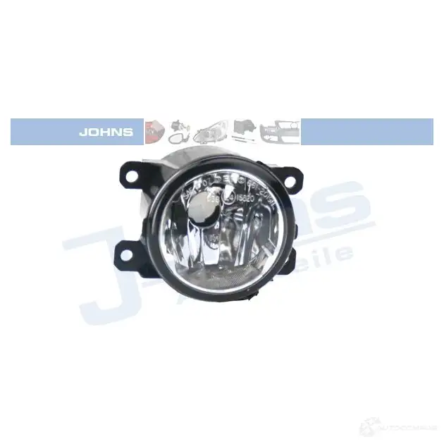 Противотуманная фара, противотуманка птф JOHNS ZKHO TNF 3821294 1344503