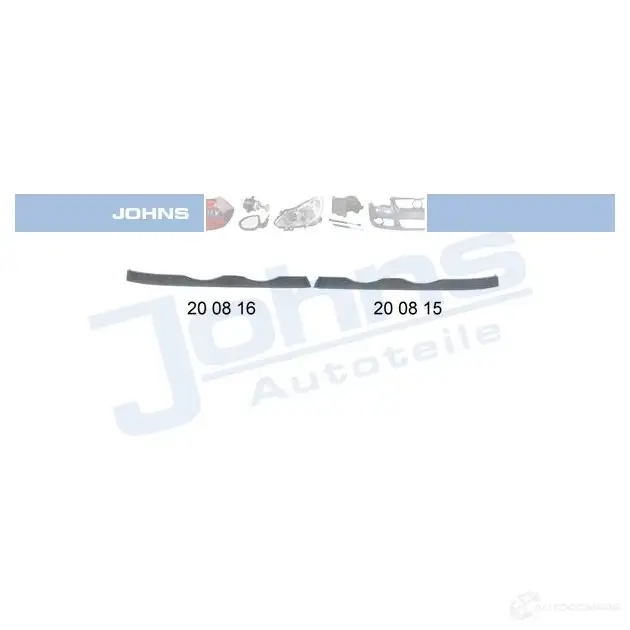 Накладка фары JOHNS 1340340 GXPU7F V 200815 изображение 0