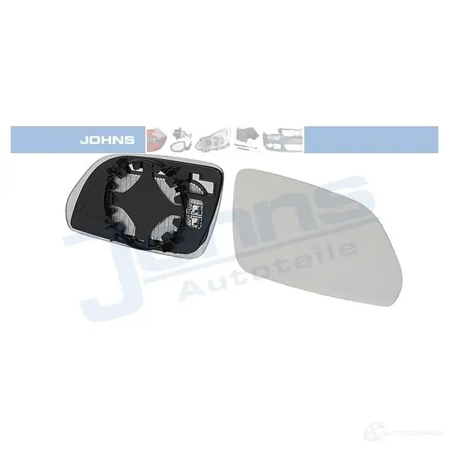 Зеркальный элемент, стекло наружного зеркала JOHNS 1350088 138O1 4K 71213881