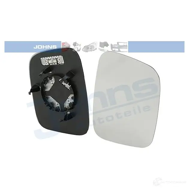 Зеркальный элемент, стекло наружного зеркала JOHNS 1352624 CEZQO1 D 95673881