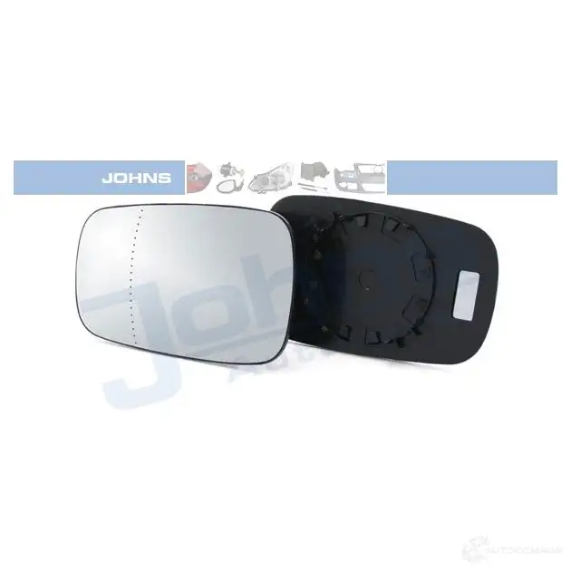 Зеркальный элемент, стекло наружного зеркала JOHNS 1348855 4U O3RH8 60093780