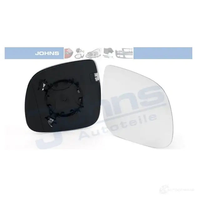 Зеркальный элемент, стекло наружного зеркала JOHNS 1352626 ZA9K LU 95673885