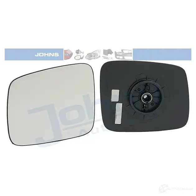 Зеркальный элемент, стекло наружного зеркала JOHNS 95663780 1352532 ROUEQP 2