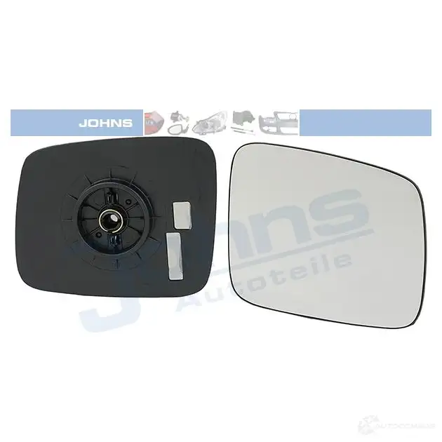 Зеркальный элемент, стекло наружного зеркала JOHNS 95663880 1352539 PRSN F3