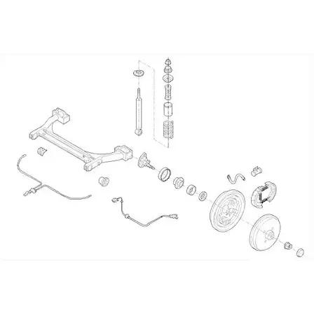 Подвеска колеса DELPHI JQ43JO B C6ALW 966098 VW-05278-R