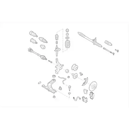 Подвеска колеса DELPHI TVTXG42 75 I6HL VW-08453-F 966215