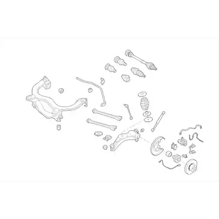 Подвеска колеса DELPHI O 58SNN 966500 VW-16066-R MO1BTMJ