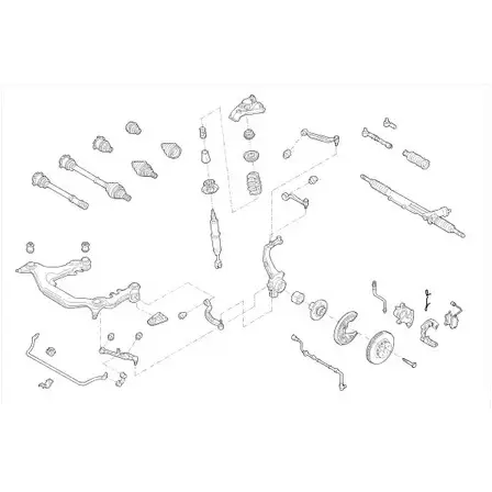 Подвеска колеса DELPHI 3I OGO 966525 DZH77L VW-16346-F